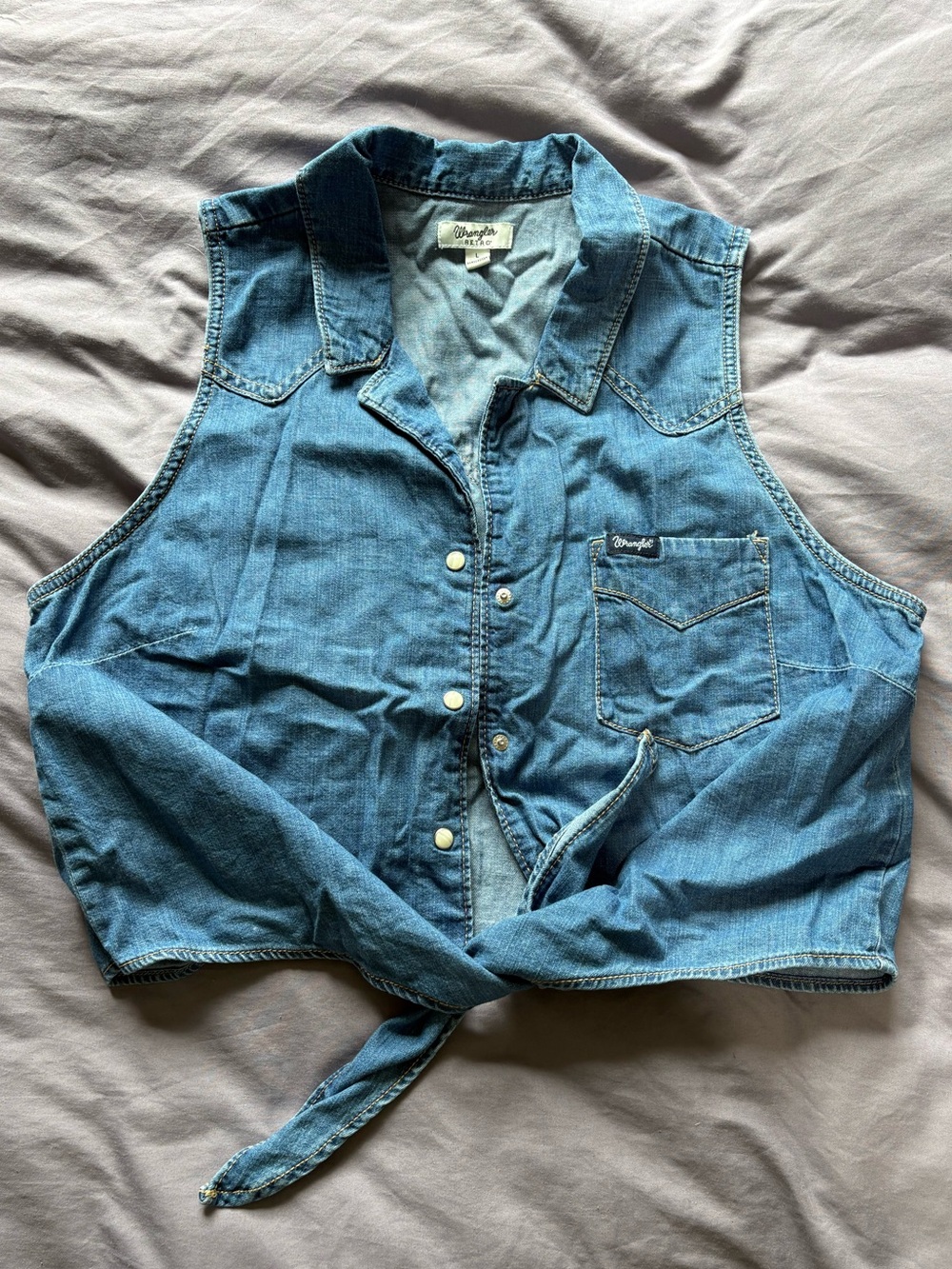 Wrangler Retro Tie Up Tank